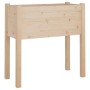 Jardineras 2 uds madera maciza de pino 70x31x70 cm de vidaXL, Maceteros y jardineras - Ref: Foro24-810820, Precio: 70,99 €, D...