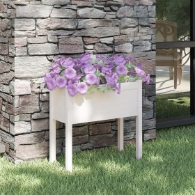 Solid white pine wood planter 70x31x70 cm by vidaXL, Pots and planters - Ref: Foro24-810821, Price: 34,63 €, Discount: %