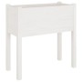 Solid white pine wood planter 70x31x70 cm by vidaXL, Pots and planters - Ref: Foro24-810821, Price: 46,84 €, Discount: %