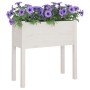 Solid white pine wood planter 70x31x70 cm by vidaXL, Pots and planters - Ref: Foro24-810821, Price: 46,84 €, Discount: %