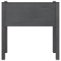 Solid gray pine wood planter 70x31x70 cm by vidaXL, Pots and planters - Ref: Foro24-810823, Price: 46,62 €, Discount: %