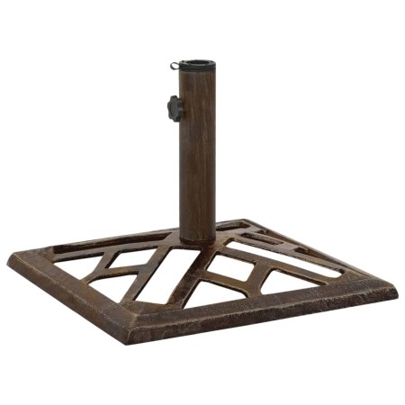 Bronze cast iron parasol base 44x44x31 cm by vidaXL, Umbrella bases - Ref: Foro24-317762, Price: 52,07 €, Discount: %