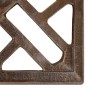 Base de sombrilla de hierro fundido bronce 44x44x31 cm de vidaXL, Bases para sombrillas - Ref: Foro24-317762, Precio: 52,07 €...