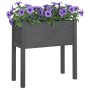 Solid gray pine wood planter 70x31x70 cm by vidaXL, Pots and planters - Ref: Foro24-810823, Price: 46,62 €, Discount: %