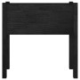 Jardinera de madera maciza de pino negro 70x31x70 cm de vidaXL, Maceteros y jardineras - Ref: Foro24-810827, Precio: 46,84 €,...