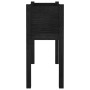 Jardinera de madera maciza de pino negro 70x31x70 cm de vidaXL, Maceteros y jardineras - Ref: Foro24-810827, Precio: 46,84 €,...