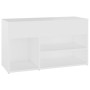 White plywood shoe bench 80x30x45 cm by vidaXL, Shoe racks and shoe organizers - Ref: Foro24-808747, Price: 50,30 €, Discount: %