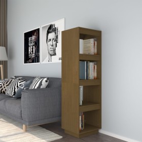 Honey brown pine shelf/space divider 40x35x135 cm by vidaXL, Bookcases and shelves - Ref: Foro24-810852, Price: 56,99 €, Disc...