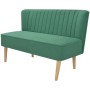 Sofá de tela verde 117x55,5x77 cm de vidaXL, Sofás - Ref: Foro24-244073, Precio: 255,78 €, Descuento: %