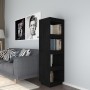 Black pine wood shelf/space divider 40x35x135 cm by vidaXL, Bookcases and shelves - Ref: Foro24-810853, Price: 60,23 €, Disco...