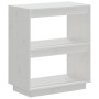 Estantería madera maciza de pino blanca 60x35x71 cm de vidaXL, Librerías y estanterías - Ref: Foro24-810860, Precio: 41,21 €,...