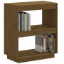 Estantería madera maciza de pino marrón miel 60x35x71 cm de vidaXL, Librerías y estanterías - Ref: Foro24-810862, Precio: 43,...