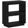 Estantería madera maciza de pino negra 60x35x71 cm de vidaXL, Librerías y estanterías - Ref: Foro24-810863, Precio: 45,56 €, ...