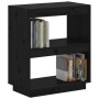 Estantería madera maciza de pino negra 60x35x71 cm de vidaXL, Librerías y estanterías - Ref: Foro24-810863, Precio: 45,56 €, ...