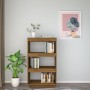 Honey brown pine shelf/space divider 60x35x103 cm by vidaXL, Bookcases and shelves - Ref: Foro24-810867, Price: 73,43 €, Disc...