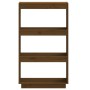 Honey brown pine shelf/space divider 60x35x103 cm by vidaXL, Bookcases and shelves - Ref: Foro24-810867, Price: 73,43 €, Disc...