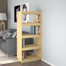 Solid pine wood shelf/divider for spaces 60x35x135 cm by vidaXL, Bookcases and shelves - Ref: Foro24-810869, Price: 62,99 €, ...