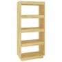 Solid pine wood shelf/divider for spaces 60x35x135 cm by vidaXL, Bookcases and shelves - Ref: Foro24-810869, Price: 62,27 €, ...