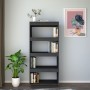 Gray pine wood shelf/space divider 60x35x135 cm by vidaXL, Bookcases and shelves - Ref: Foro24-810871, Price: 60,16 €, Discou...