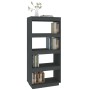 Gray pine wood shelf/space divider 60x35x135 cm by vidaXL, Bookcases and shelves - Ref: Foro24-810871, Price: 60,16 €, Discou...