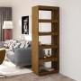 Brown pine wood shelf/space divider 60x35x167 cm by vidaXL, Bookcases and shelves - Ref: Foro24-810877, Price: 83,22 €, Disco...