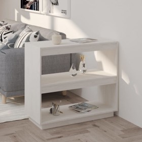 Solid white pine wood shelf 80x35x71 cm by vidaXL, Bookcases and shelves - Ref: Foro24-810880, Price: 47,57 €, Discount: %