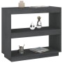 Estantería de madera maciza de pino gris 80x35x71 cm de vidaXL, Librerías y estanterías - Ref: Foro24-810881, Precio: 42,39 €...