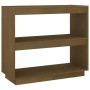 Estantería de madera maciza de pino marrón miel 80x35x71 cm de vidaXL, Librerías y estanterías - Ref: Foro24-810882, Precio: ...