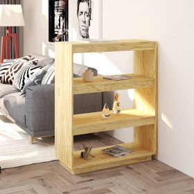 Solid pine wood shelf/space divider 80x35x103 cm by vidaXL, Bookcases and shelves - Ref: Foro24-810884, Price: 59,41 €, Disco...