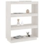 Estantería/divisor de espacios madera pino blanco 80x35x103 cm de vidaXL, Librerías y estanterías - Ref: Foro24-810885, Preci...