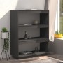 Gray pine wood shelf/space divider 80x35x103 cm by vidaXL, Bookcases and shelves - Ref: Foro24-810886, Price: 56,99 €, Discou...