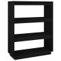 Shelf / room divider made of black pine wood 80x35x103 cm by vidaXL, Bookcases and shelves - Ref: Foro24-810888, Price: 69,95...