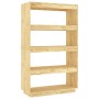 Solid pine wood shelf/space divider 80x35x135 cm by vidaXL, Bookcases and shelves - Ref: Foro24-810889, Price: 92,76 €, Disco...