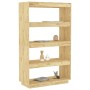 Solid pine wood shelf/space divider 80x35x135 cm by vidaXL, Bookcases and shelves - Ref: Foro24-810889, Price: 92,76 €, Disco...