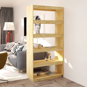 Solid pine wood shelf/space divider 80x35x167 cm by vidaXL, Bookcases and shelves - Ref: Foro24-810894, Price: 118,74 €, Disc...