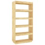 Solid pine wood shelf/space divider 80x35x167 cm by vidaXL, Bookcases and shelves - Ref: Foro24-810894, Price: 118,63 €, Disc...