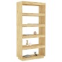 Solid pine wood shelf/space divider 80x35x167 cm by vidaXL, Bookcases and shelves - Ref: Foro24-810894, Price: 118,63 €, Disc...