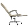 Silla de oficina reclinable cuero sintético crema de vidaXL, Sillas de oficina - Ref: Foro24-349622, Precio: 113,99 €, Descue...