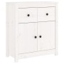 Solid white pine wood sideboard 70x35x80 cm by vidaXL, Sideboards - Ref: Foro24-813750, Price: 110,01 €, Discount: %