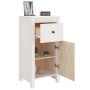 Solid white pine wood sideboard 40x35x80 cm by vidaXL, Sideboards - Ref: Foro24-813756, Price: 91,36 €, Discount: %