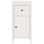 Solid white pine wood sideboard 40x35x80 cm by vidaXL, Sideboards - Ref: Foro24-813756, Price: 91,36 €, Discount: %