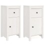 Sideboards 2 pcs solid white pine wood 40x35x80 cm by vidaXL, Sideboards - Ref: Foro24-813757, Price: 135,19 €, Discount: %