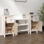 Sideboards 2 pcs solid white pine wood 40x35x80 cm by vidaXL, Sideboards - Ref: Foro24-813757, Price: 135,19 €, Discount: %