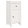 Aparadores 2 uds madera maciza de pino blanco 40x35x80 cm de vidaXL, Aparadores - Ref: Foro24-813757, Precio: 134,99 €, Descu...