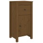 Aparador de madera maciza de pino marrón miel 40x35x80 cm de vidaXL, Aparadores - Ref: Foro24-813760, Precio: 59,99 €, Descue...