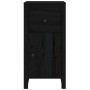 Sideboards 2 pcs solid black pine wood 40x35x80 cm by vidaXL, Sideboards - Ref: Foro24-813763, Price: 99,62 €, Discount: %