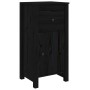 Sideboards 2 pcs solid black pine wood 40x35x80 cm by vidaXL, Sideboards - Ref: Foro24-813763, Price: 99,62 €, Discount: %