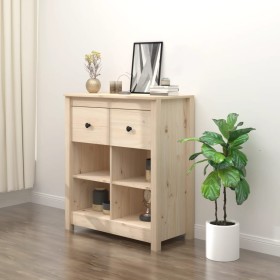 Aparador de madera maciza de pino 70x35x80 cm de vidaXL, Aparadores - Ref: Foro24-813764, Precio: 82,85 €, Descuento: %