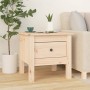 Solid pine wood side table 40x40x39 cm by vidaXL, Side tables - Ref: Foro24-813784, Price: 42,52 €, Discount: %