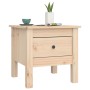 Solid pine wood side table 40x40x39 cm by vidaXL, Side tables - Ref: Foro24-813784, Price: 42,52 €, Discount: %